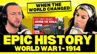 THE WORLD LOOKED SO DIFFERENT First Time Reaction To World War 1 Part 1  1914 Epic History [upl. by Nesilla]