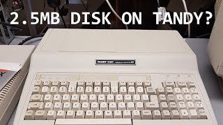 25MB virtual disk on a Tandy 1000 EX Or any PC or XT [upl. by Vivle]