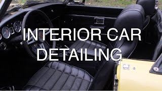 Detailing the Interior of Your Car  1973 MG MGB [upl. by Sorips]