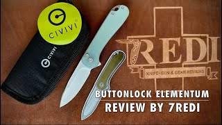 CIVIVI Elementum II Button Lock Review  Did it get even better [upl. by Herod802]