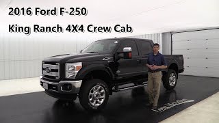 2016 FORD F250 KING RANCH 4X4 CREW CAB 17965A [upl. by Alenoel316]