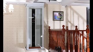 Install a Skystair low cost Residential Home Lift Elevator [upl. by Enyahs]