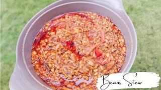 Meal Prep with Me Lets make Ghana Style Beans Stew April 2022 Meal Planning [upl. by Atilal132]