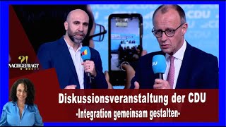 Diskussionsveranstaltung der CDU  Integration gemeinsam gestalten Zusammenhalt stärken [upl. by Sakmar]