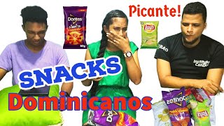 Probando SNACKS Dominicanos🇩🇴  ¿Son Buenos O NO  Layessid RikiRilissnacks snack [upl. by Elolcin]