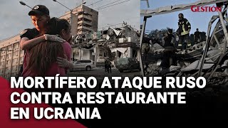 BOMBARDEO RUSO en restaurante de UCRANIA deja FALLECIDOS y 3 sobrevivientes colombianos [upl. by Patterson]