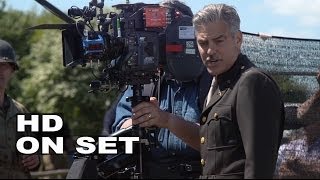 The Monuments Men Behind the Scenes Part 1 of 2 Broll George Clooney Matt Damon  ScreenSlam [upl. by Atirys113]