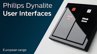 Philips Dynalite Premium User Interfaces  EU Range [upl. by Siblee467]