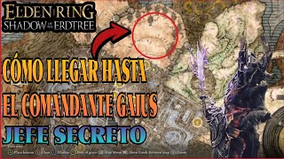 CÓMO LLEGAR HASTA EL COMANDANTE GAIUS JEFE SECRETO ELDEN RING DLC [upl. by Navannod84]