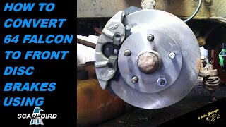 HOW TO INSTALL SCAREBIRD BRAKES ON A 1964 FORD FALCON [upl. by Aliuqahs115]