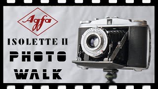 Agfa Isolette II Photo Walk Ep 4  my first medium format experience [upl. by Ahtera877]