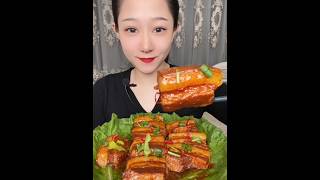 Juicy Delights A Spicy Pork Belly Eating Competition mukbang [upl. by Richela762]