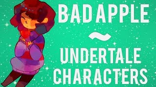 Undertale Characters Bad Apple [upl. by Godspeed]