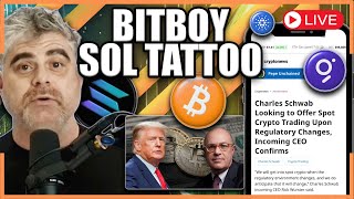 SEC Emergency XRP Settlement Looming Bitboy Gets SOLANA AllTime High Tattoo [upl. by Sitruc516]