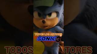 LOS ACTORES DE SHADOW Y MARIA EN SONIC 3 shorts [upl. by Kreager728]