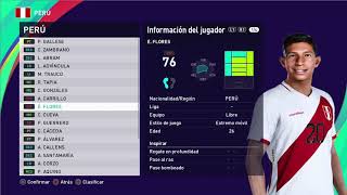 Seleccion Peruana Pes 2021 [upl. by Asyram]