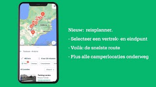 Met de nieuwe reisplanner op vakantie  Campercontact [upl. by Anihsak]