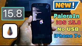 NEW iOS 158 Jailbreak iPhone 7 got successful with Palera1n Rootless no USB Boot on Windows [upl. by Aihcropal]