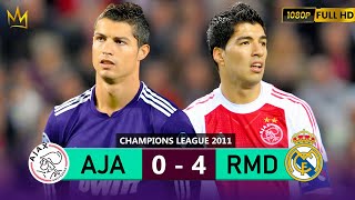 RONALDO HUMILIATES SUÁREZ AND SCORES 2 GOALS IN THE WIN IN AMSTERDAM  UCL 2011 [upl. by Aver407]