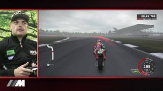 Sam Lowes amp Aprilia take MotoGP17 for a spin at Silverstone [upl. by Body]