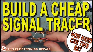 Build A Cheap DIY Signal Tracer  Injector Pen Useful For Electronics Fault Finding [upl. by Ahseekan]