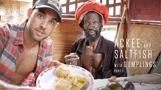 Ackee and Saltfish with Dumplings part 3 [upl. by Aztirak]