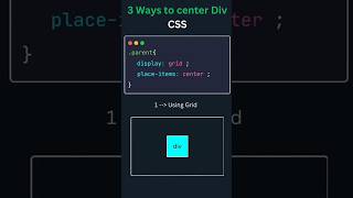 3 ways to center Div css html [upl. by Adnolat]