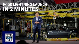 F150 Lightning Launch In 2 Minutes  Built Ford Proud  Ford [upl. by Estas]