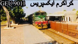 42dn Karakoram express Pakistan first premium train ExpressRailYT [upl. by Navada]