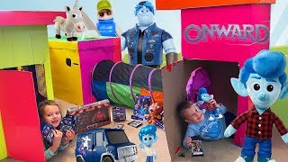 Disney Onward Movie Themed Scavenger Hunt in a Box Fort [upl. by Nastassia]