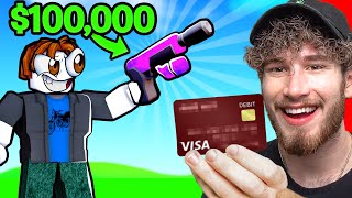 PAYING TO WIN WITH DARK MATTER GUN IN ROBLOX PAINTBALL [upl. by Anawyt733]