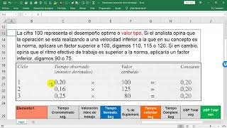 Calculo de tiempo estándar [upl. by Nywles]