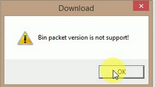 fix bin packet version is not supported in spd upgraid tool [upl. by Huba]