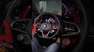 How LED Steering Wheel Paddle Shifters Work on VW Golf GTI MK8？ [upl. by Puri]