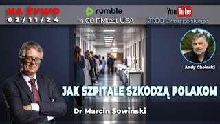 🔴 021124  LIVE 2100  Dr Marcin Sowiński  JAK SZPITALE SZKODZĄ POLAKOM [upl. by Sale254]