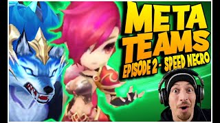 META TEAMS  Episode 2  The BEST Necropolis B12 Team AstarTricaru Summoners War [upl. by Pernick]