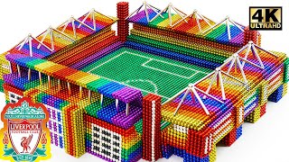 Build Anfield Stadium of Liverpool FC From Magnetic Balls Satisfying  Magnet World Series [upl. by Thamora394]