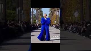 Cardi b walking away from balenciaga runway shorts cardib balenciaga fashionshow [upl. by Constance]