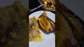 Patlıcan musakka ve lahana sarması  патладжанена мусака  eggplant moussaka [upl. by Hieronymus]