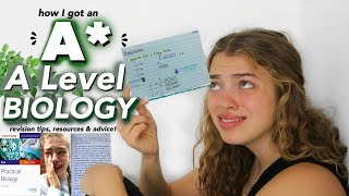 How I got an A in A Level Biology the struggle  Revision Tips Resources and Advice [upl. by Kleon426]