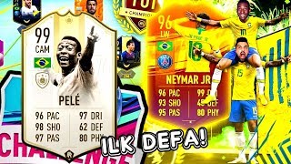 BU YIL İLK DEFA 99 PELE ÇIKTIIII  İNANILMAZ OYNUYOR  FUT DRAFT FİFA 19 [upl. by Merrel67]