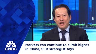 Markets can continue to climb higher in China SEB strategist says [upl. by Nylek]