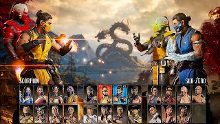 Mortal Kombat 1 Gameplay All Characters MK1 [upl. by Narual]