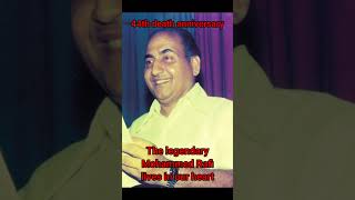 The legendary Mohammed Rafi lives in our heart shorts [upl. by Hallsy]