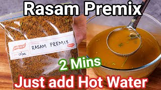 2 Mins Rasam  Just Add Hot Water  Healthy Tasty Rasam for Travel or Hostel  Instant Rasam Premix [upl. by Kavanaugh]