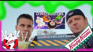 Kirspy Kreme Ghostbusters Donuts amp Slimers SlimeAid Chiller Review  Halloween Promo  TheRySquad [upl. by Atims527]