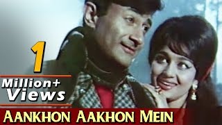 Aankhon Aakhon Mein  Dev Anand Asha Parekh Mahal Song Duet [upl. by Ethyl343]