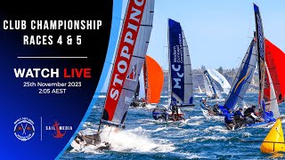 MANLY 16FT SKIFFS CLUB CHAMPIONSHIP RACES 4 amp 5 [upl. by Groscr]