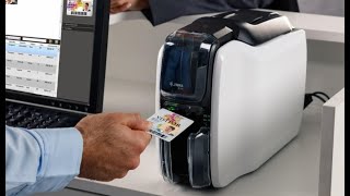 Zebra ZC300 ID Card Printer Details Overview  Overprintbd [upl. by Atibat850]