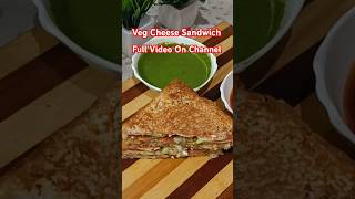 Veg Cheese Sandwich Street Style  sandwich vegcheesesandwich youtubeshorts vanitahomekitchen [upl. by Lupe493]